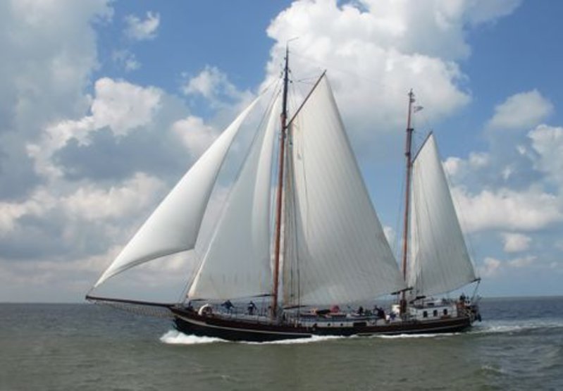 6-daagse zeilvakantie aan boord van de Welvaart vanuit Enkhuizen op het IJsselmeer en Waddenzee