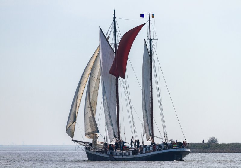 8 dagen zwerven over de Wadden voor alleengaanden only met de Bontekoe vanuit Enkhuizen