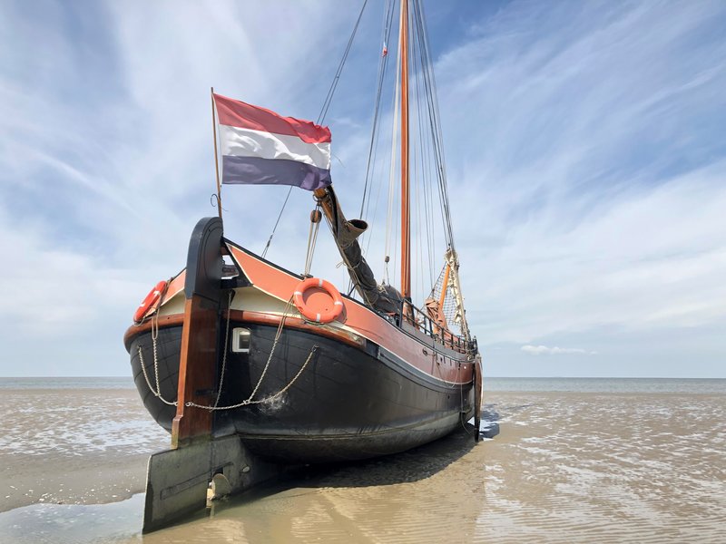 Droogvaltocht naar de Waddenzee met de Kleine Jager vanuit Enkhuizen, nog 1 bed voor vrouw