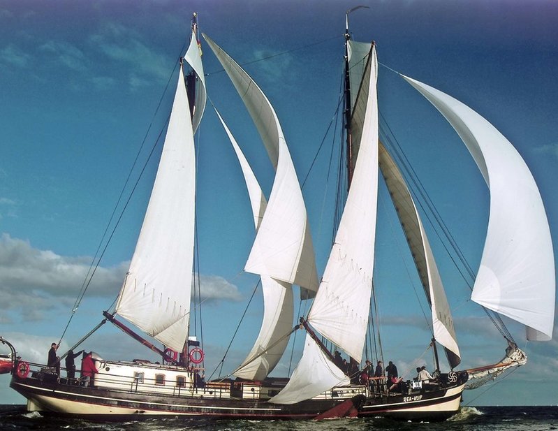 6-daagse zeilvakantie aan boord van de Rea-Klif vanuit Enkhuizen op het IJsselmeer en Waddenzee